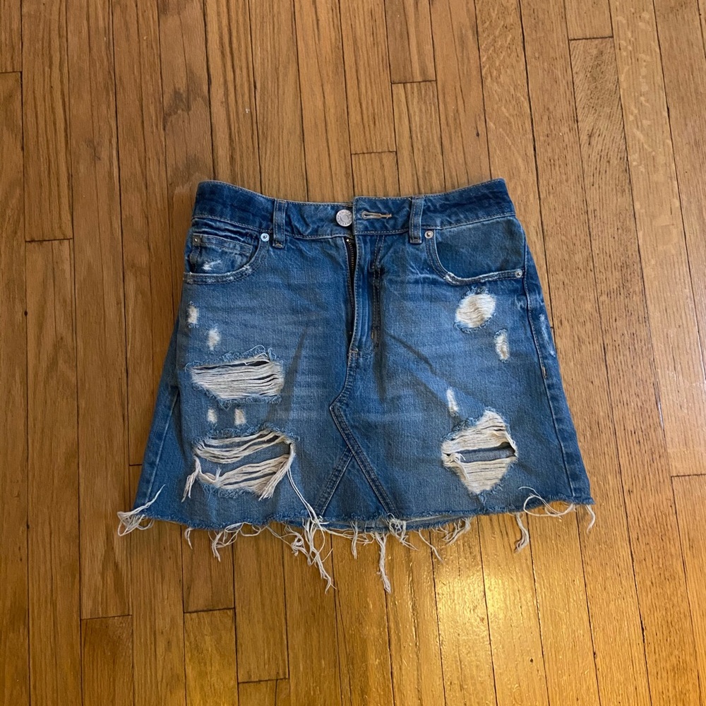 Garage Denim Skirt